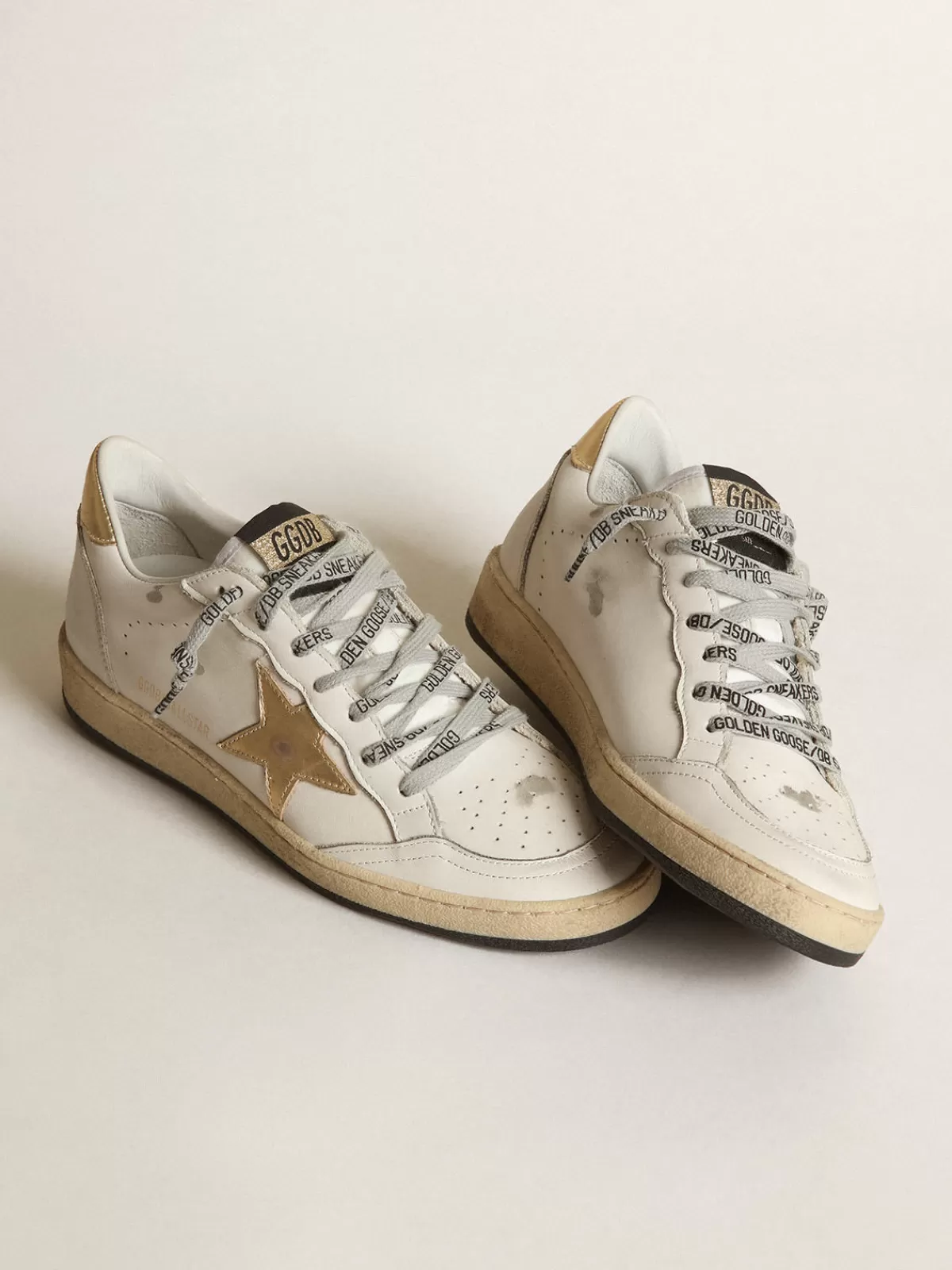 Cheap Golden Goose Ball Star Donna con stella e talloncino dorati