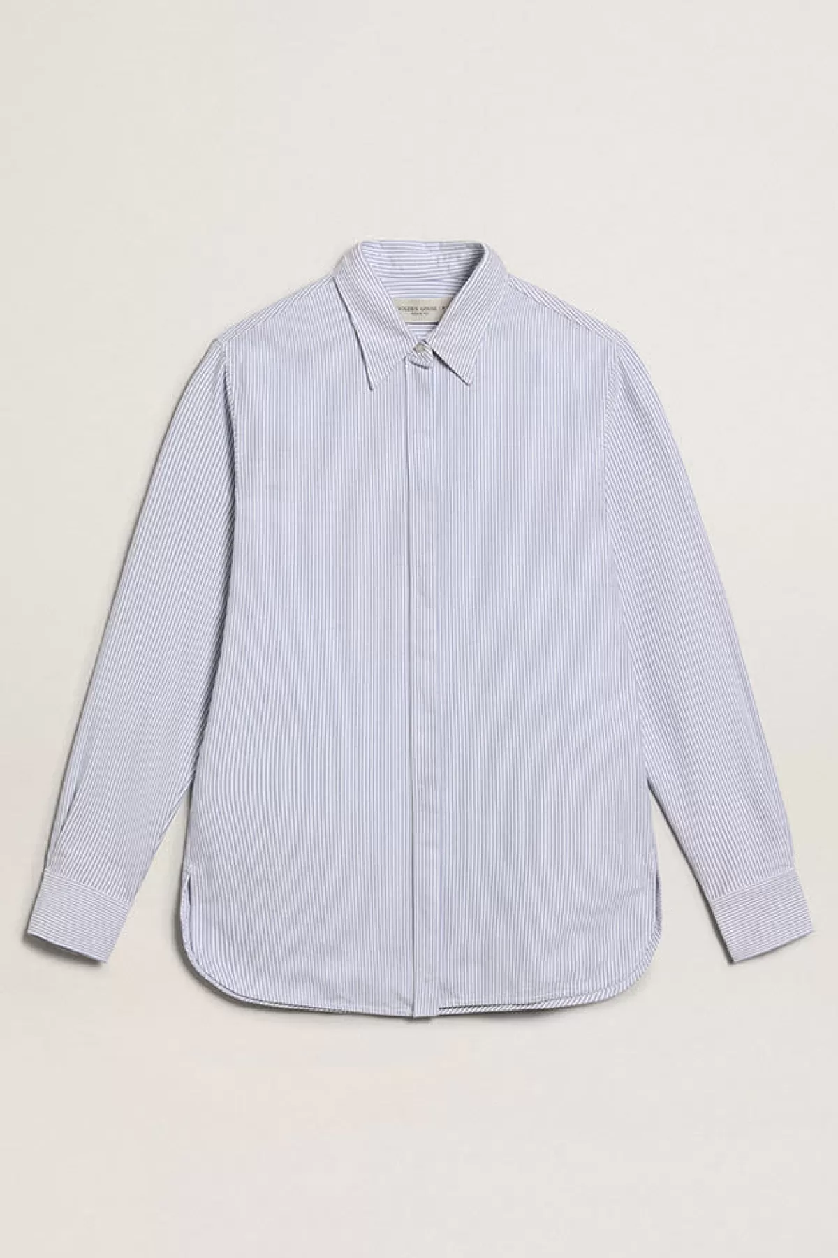 Outlet Golden Goose Camicia da donna con righe a bastoncino