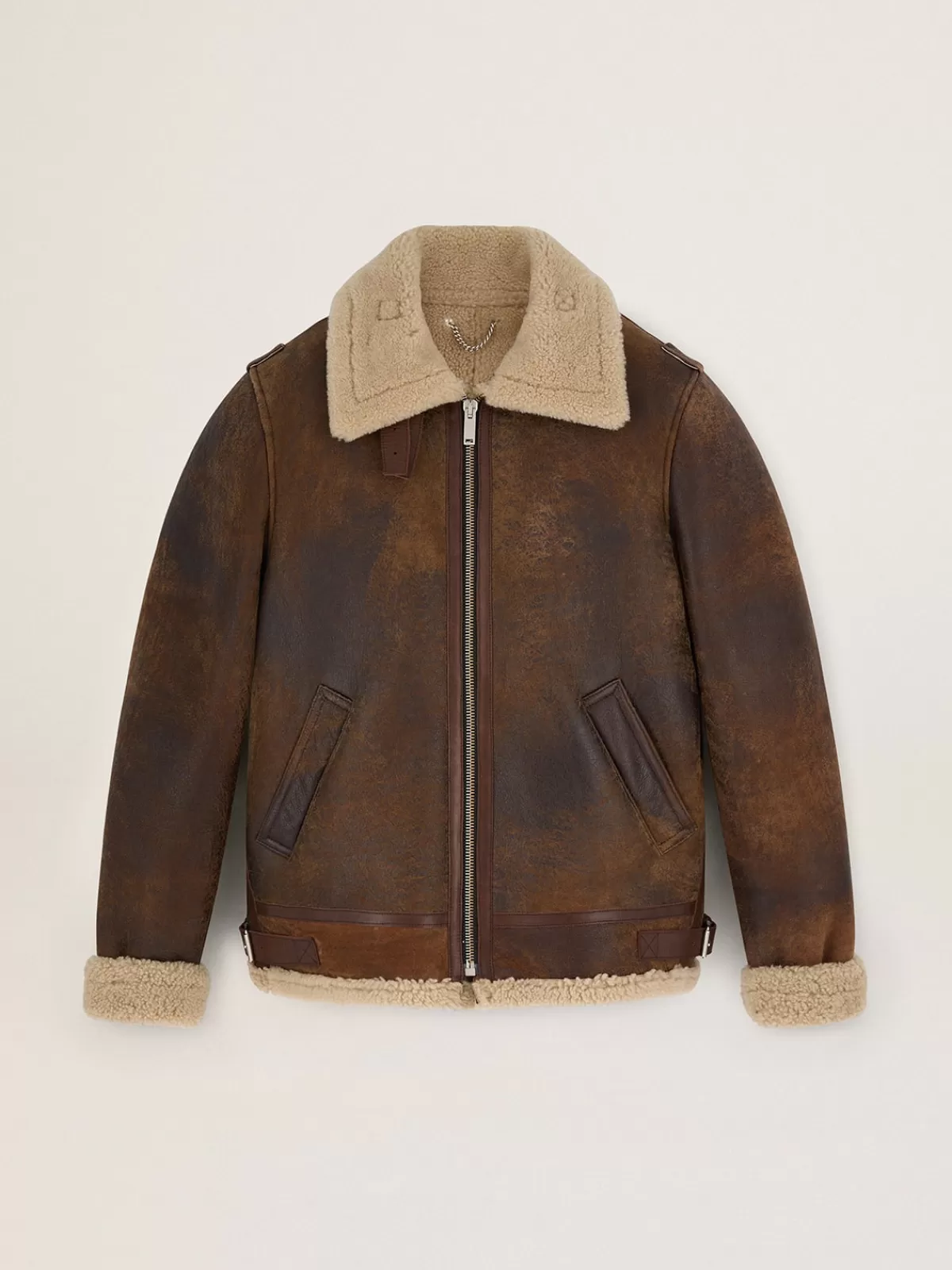 Fashion Golden Goose Giacca Arvel Collezione Journey in shearling