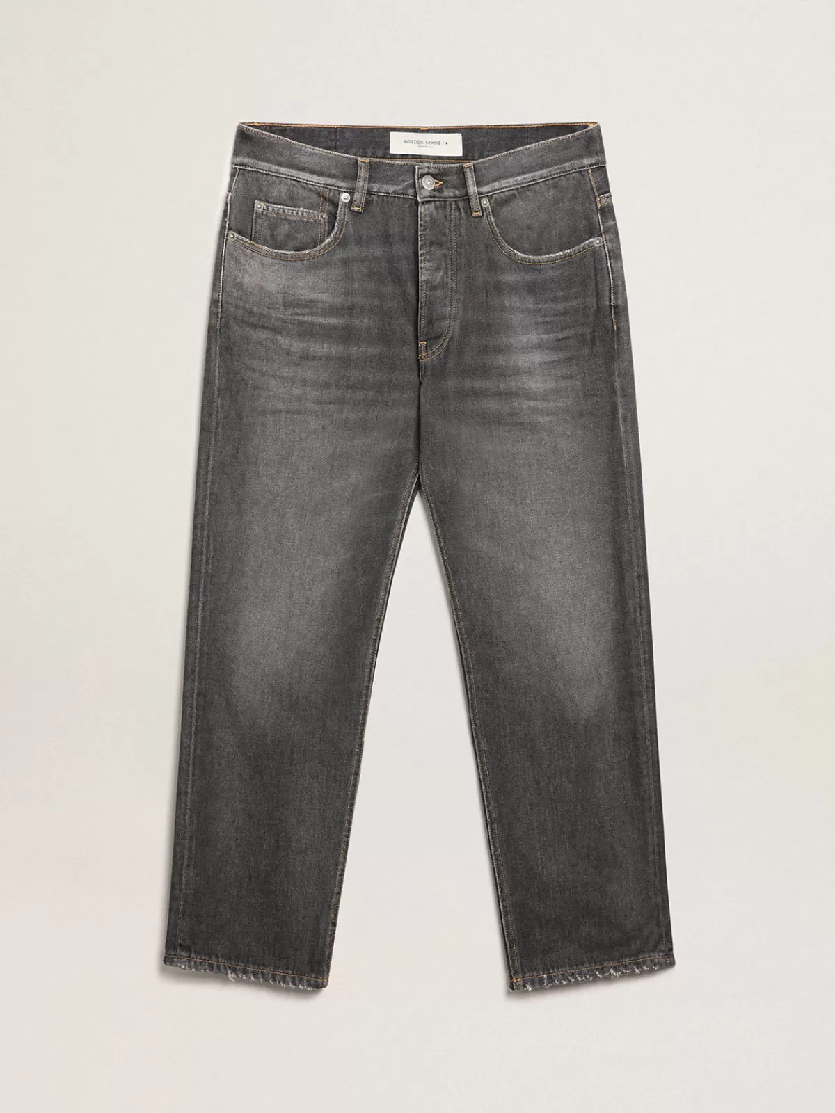 Discount Golden Goose Jeans neri slim fit dal lavaggio medio