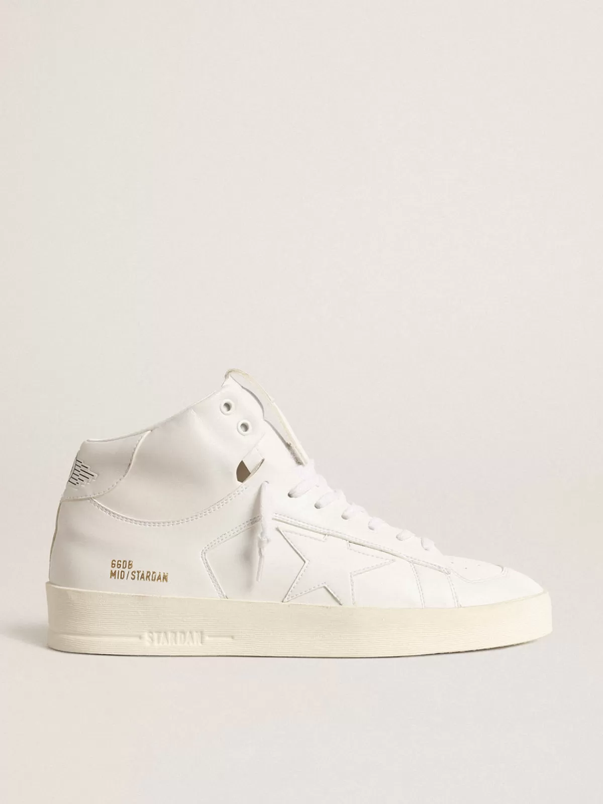 Hot Golden Goose Mid-Stardan Donna bio-based con stella e talloncino bianchi