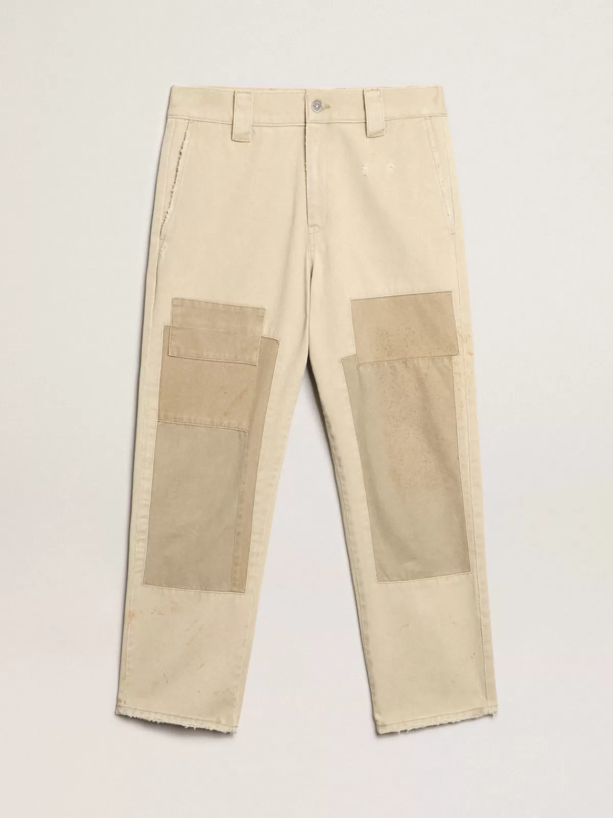 New Golden Goose Pantalone in cotone in mix beige