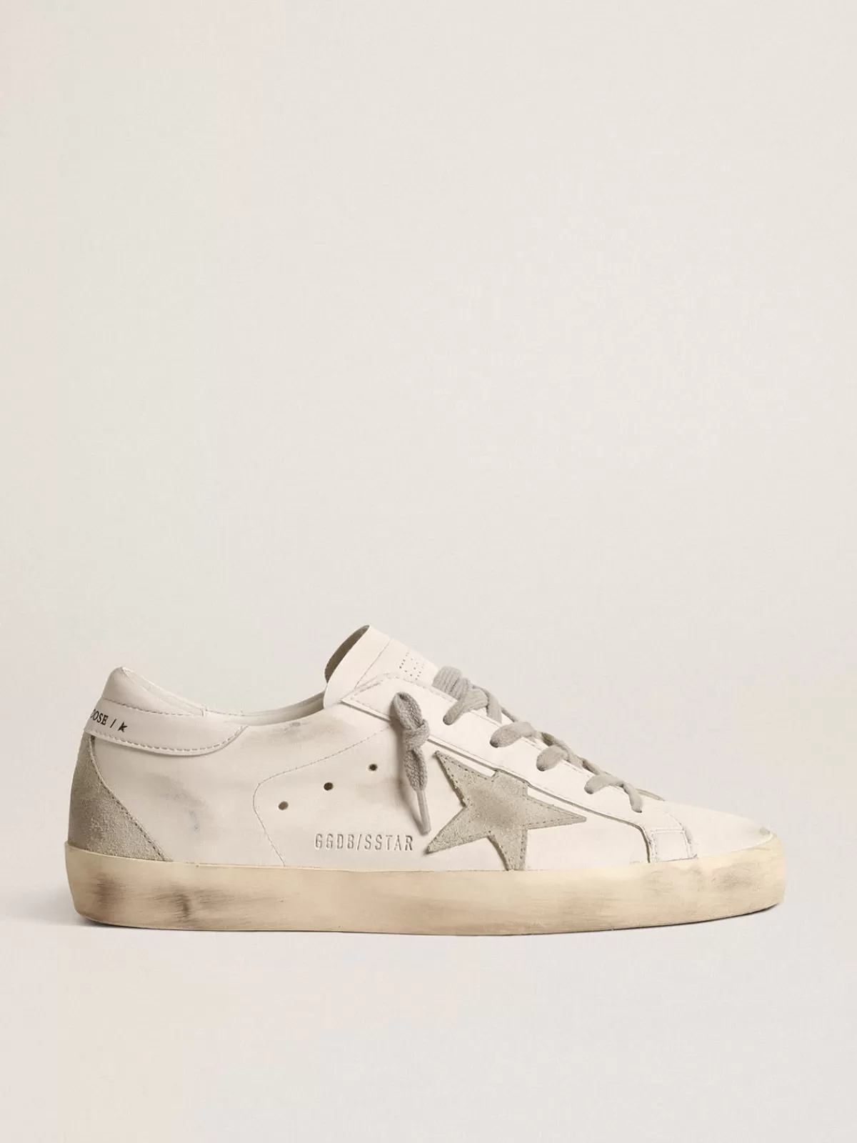 Clearance Golden Goose Super-Star Donna bio-based con stella in suede ghiaccio